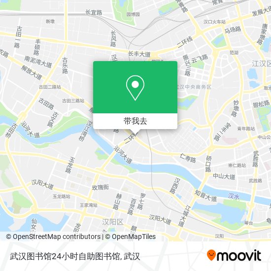 武汉图书馆24小时自助图书馆地图
