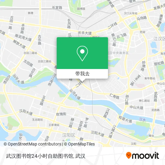 武汉图书馆24小时自助图书馆地图