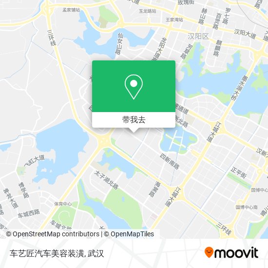 车艺匠汽车美容装潢地图