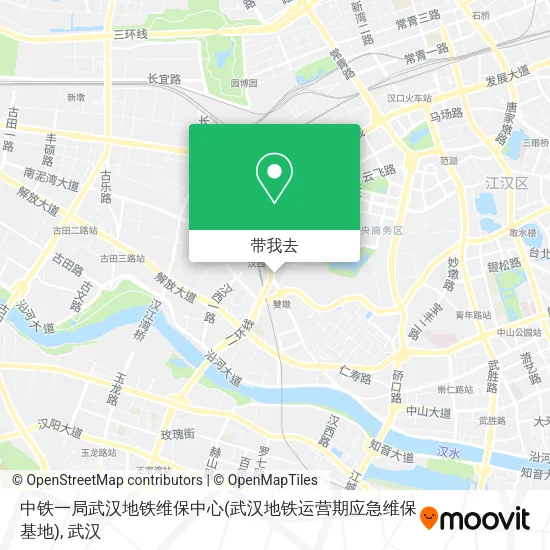 中铁一局武汉地铁维保中心(武汉地铁运营期应急维保基地)地图