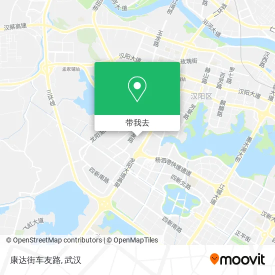 康达街车友路地图
