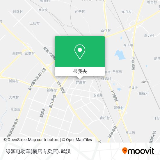 绿源电动车(横店专卖店)地图