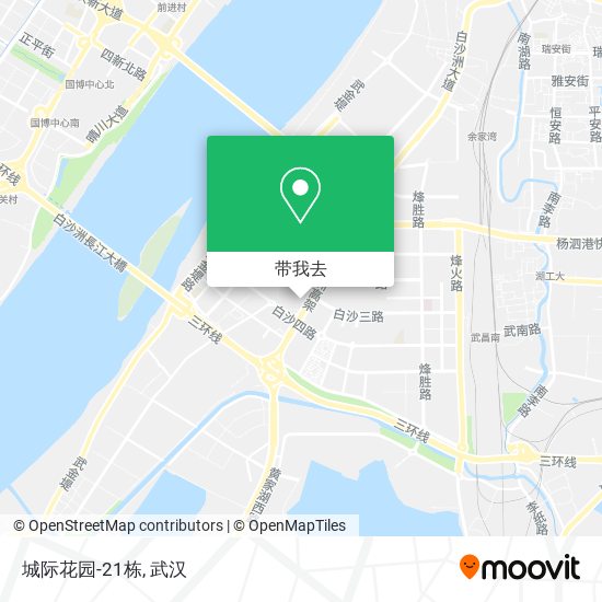 城际花园-21栋地图