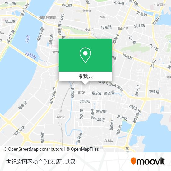 世纪宏图不动产(江宏店)地图