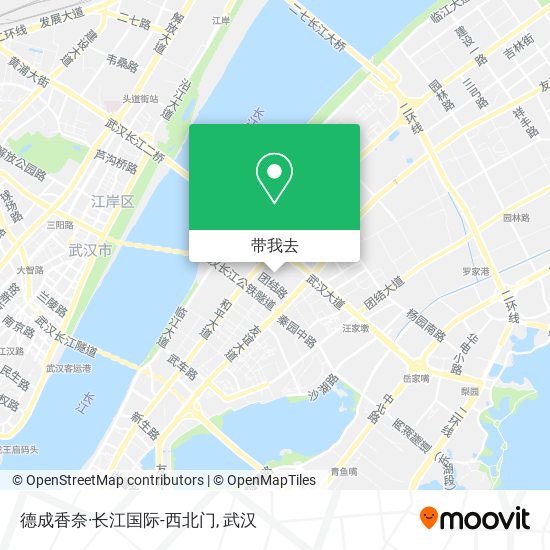 德成香奈·长江国际-西北门地图