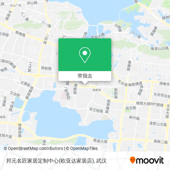 邦元名匠家居定制中心(欧亚达家居店)地图