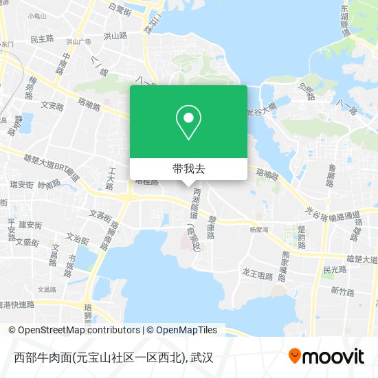 西部牛肉面(元宝山社区一区西北)地图