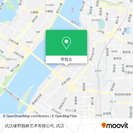 武汉缘野园林艺术有限公司地图