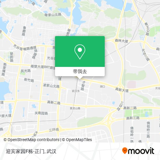 迎宾家园F栋-正门地图