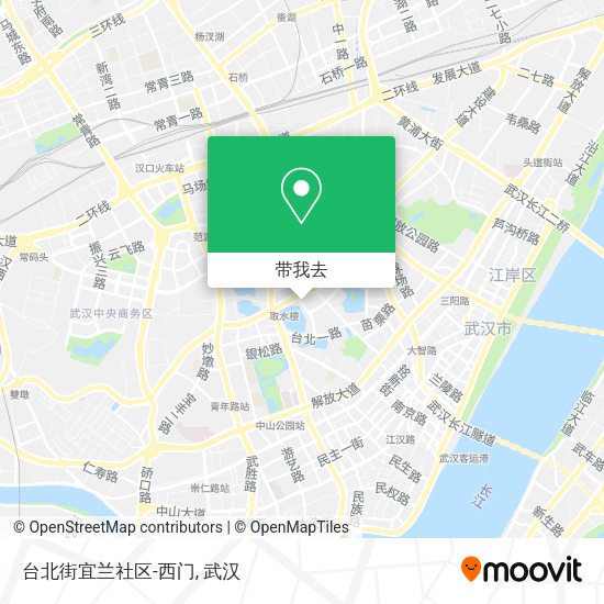 台北街宜兰社区-西门地图