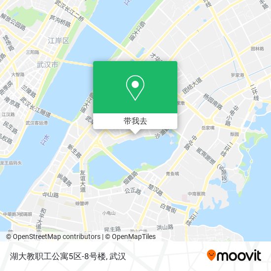 湖大教职工公寓5区-8号楼地图