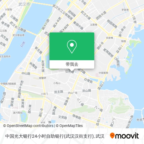 中国光大银行24小时自助银行(武汉汉街支行)地图