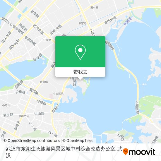 武汉市东湖生态旅游风景区城中村综合改造办公室地图