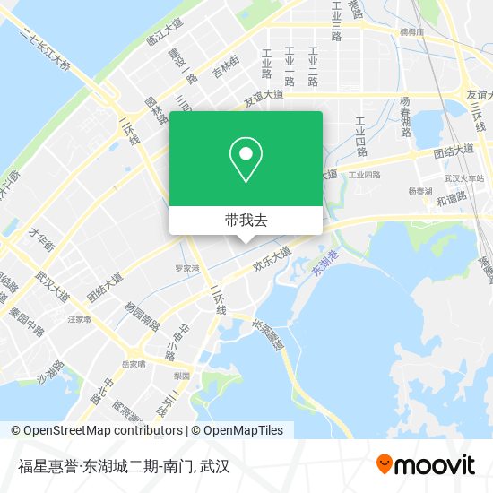 福星惠誉·东湖城二期-南门地图