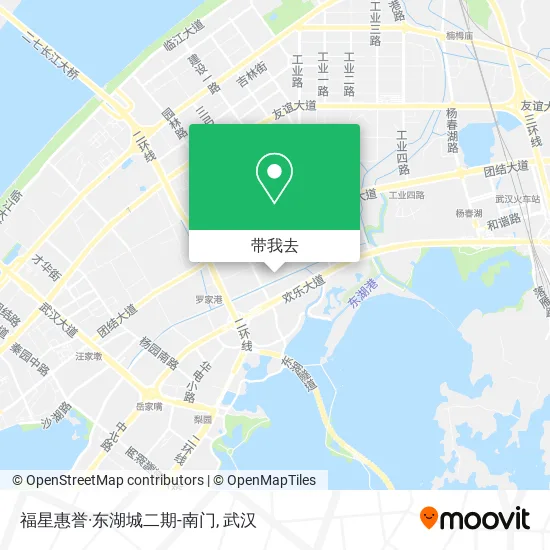 福星惠誉·东湖城二期-南门地图
