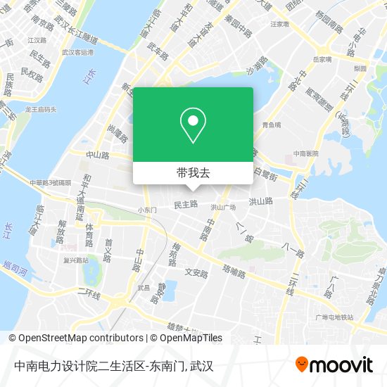 中南电力设计院二生活区-东南门地图