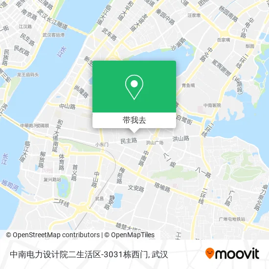 中南电力设计院二生活区-3031栋西门地图