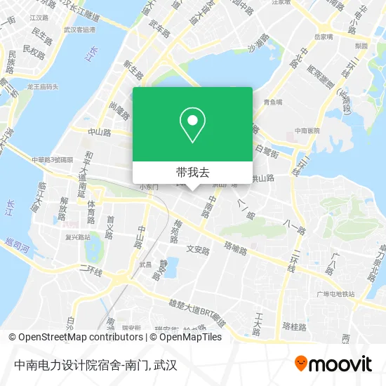 中南电力设计院宿舍-南门地图