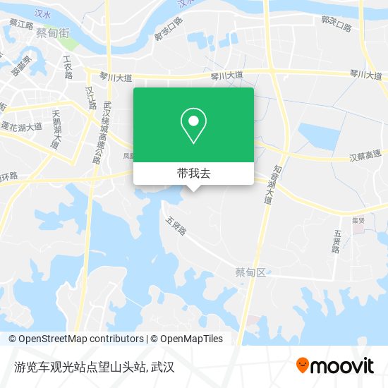 游览车观光站点望山头站地图