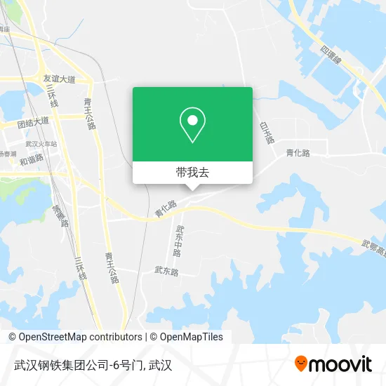 武汉钢铁集团公司-6号门地图