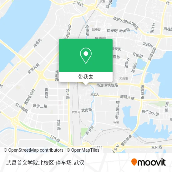 武昌首义学院北校区-停车场地图