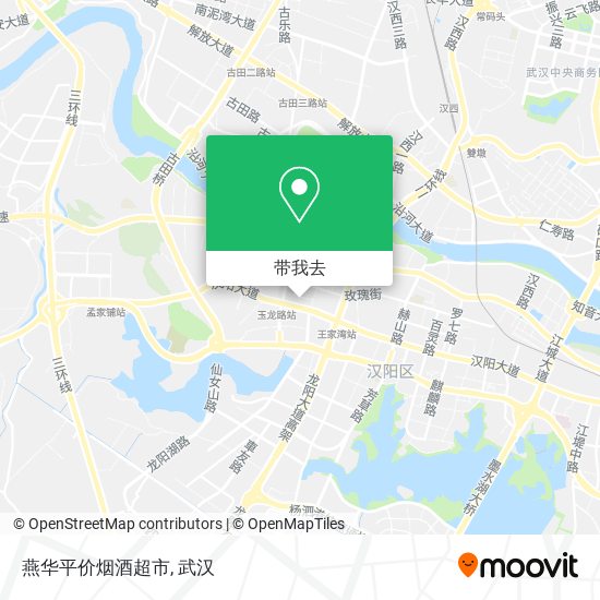 燕华平价烟酒超市地图