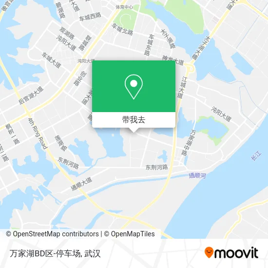 万家湖BD区-停车场地图