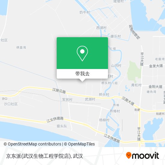京东派(武汉生物工程学院店)地图