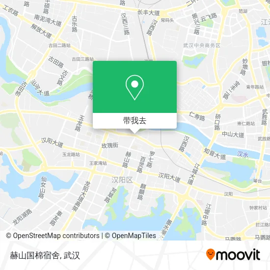 赫山国棉宿舍地图