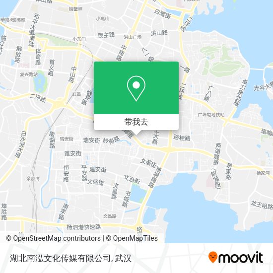 湖北南泓文化传媒有限公司地图