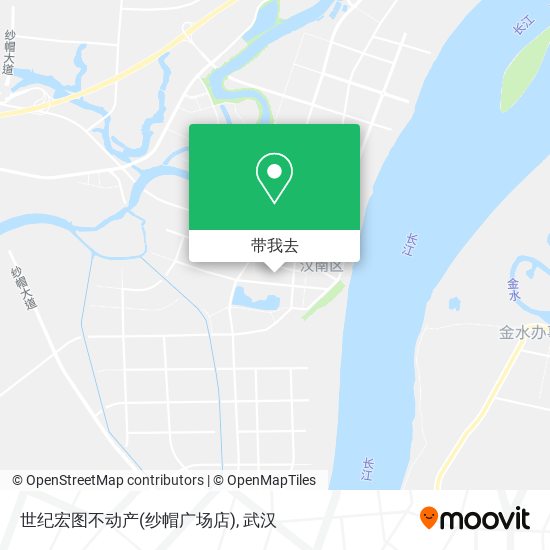 世纪宏图不动产(纱帽广场店)地图