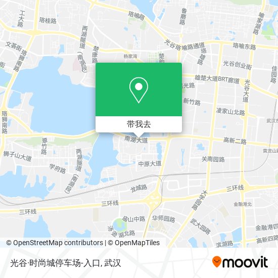 光谷·时尚城停车场-入口地图
