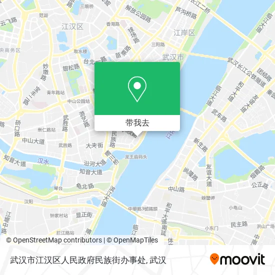 武汉市江汉区人民政府民族街办事处地图