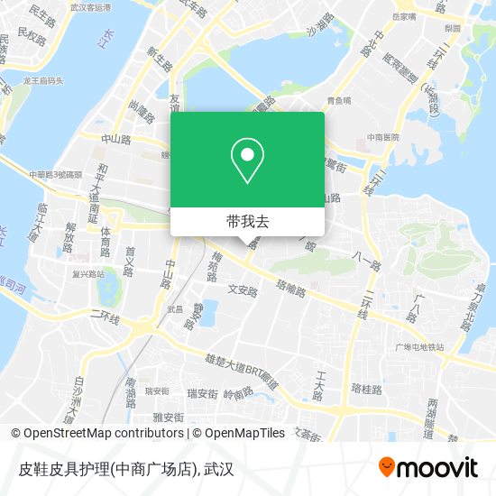 皮鞋皮具护理(中商广场店)地图