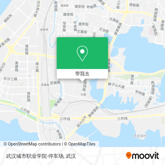 武汉城市职业学院-停车场地图