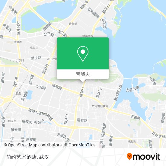 简约艺术酒店地图