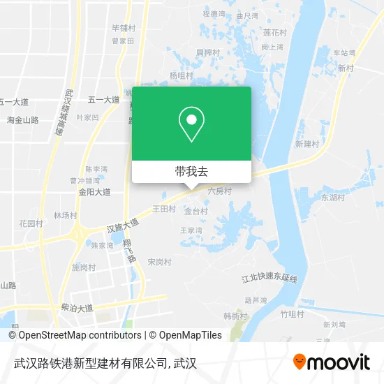 武汉路铁港新型建材有限公司地图
