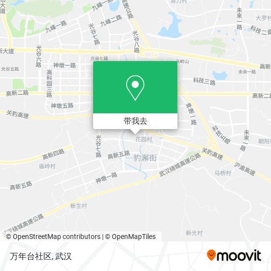 万年台社区地图