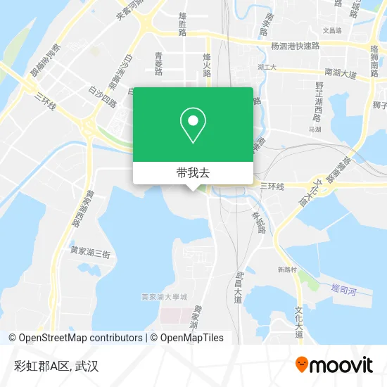 彩虹郡A区地图