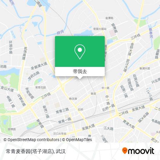 常青麦香园(塔子湖店)地图