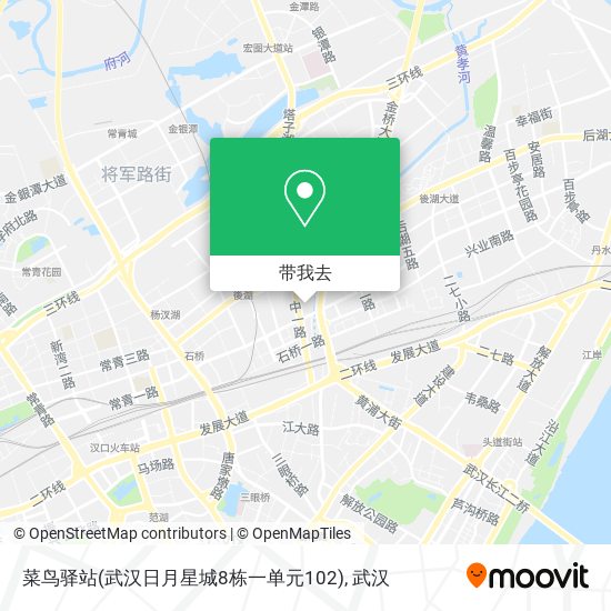 菜鸟驿站(武汉日月星城8栋一单元102)地图