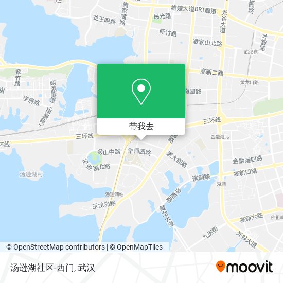 汤逊湖社区-西门地图