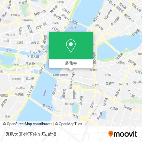 凤凰大厦-地下停车场地图