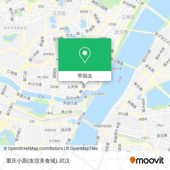 重庆小面(友谊美食城)地图