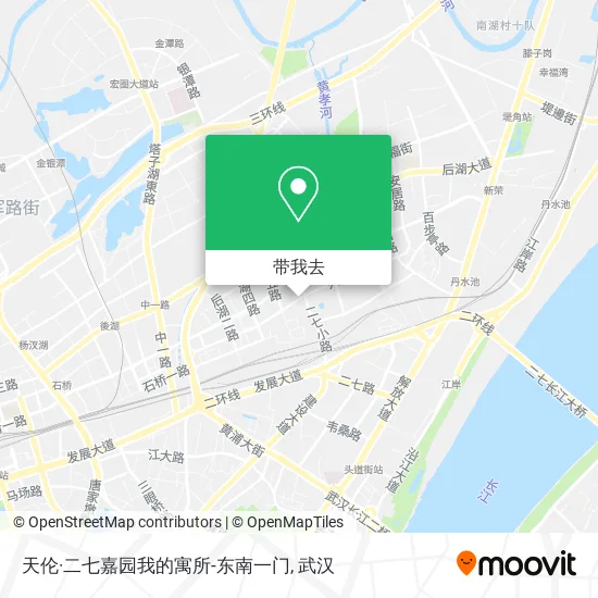 天伦·二七嘉园我的寓所-东南一门地图