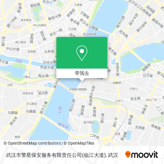 武汉市警星保安服务有限责任公司(临江大道)地图