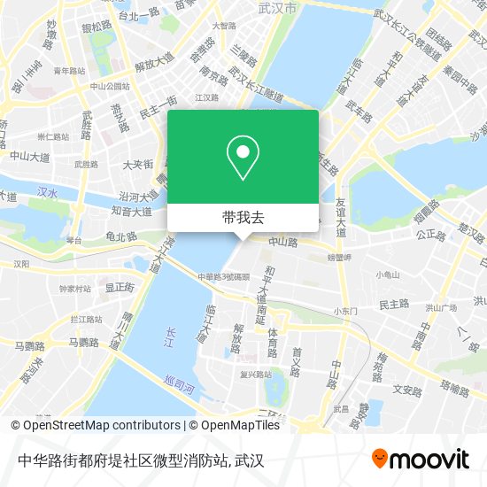 中华路街都府堤社区微型消防站地图