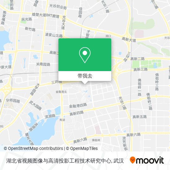 湖北省视频图像与高清投影工程技术研究中心地图