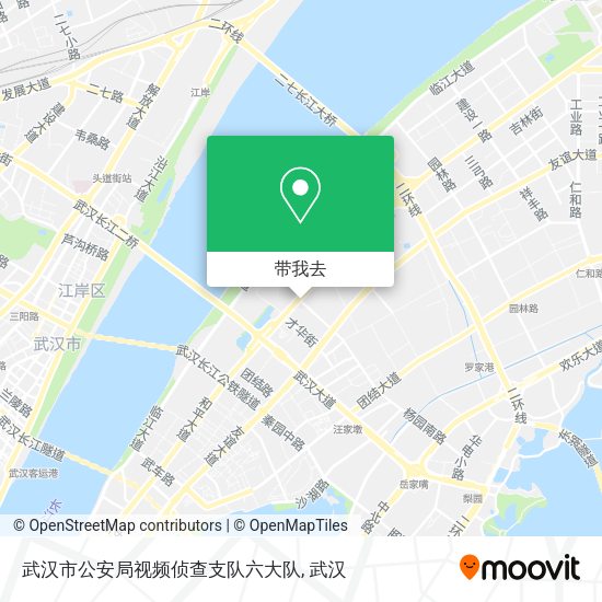武汉市公安局视频侦查支队六大队地图