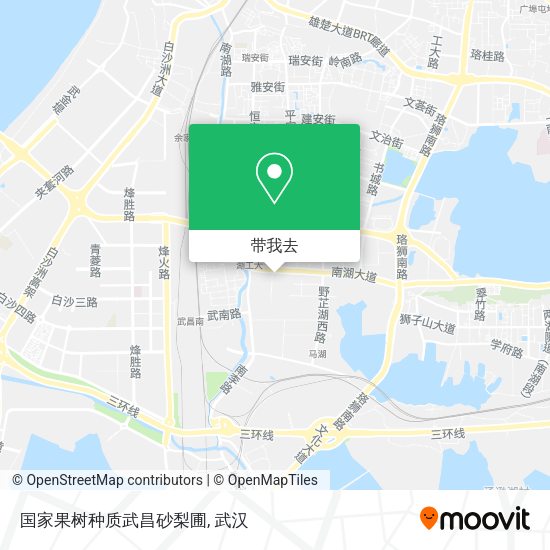 国家果树种质武昌砂梨圃地图